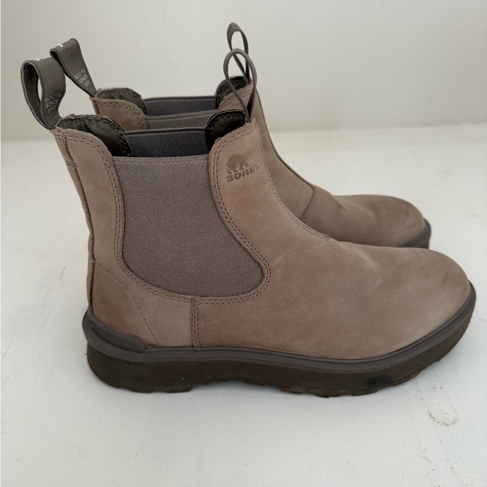 Sorel Taupe Chelsea Slip-On Boots
